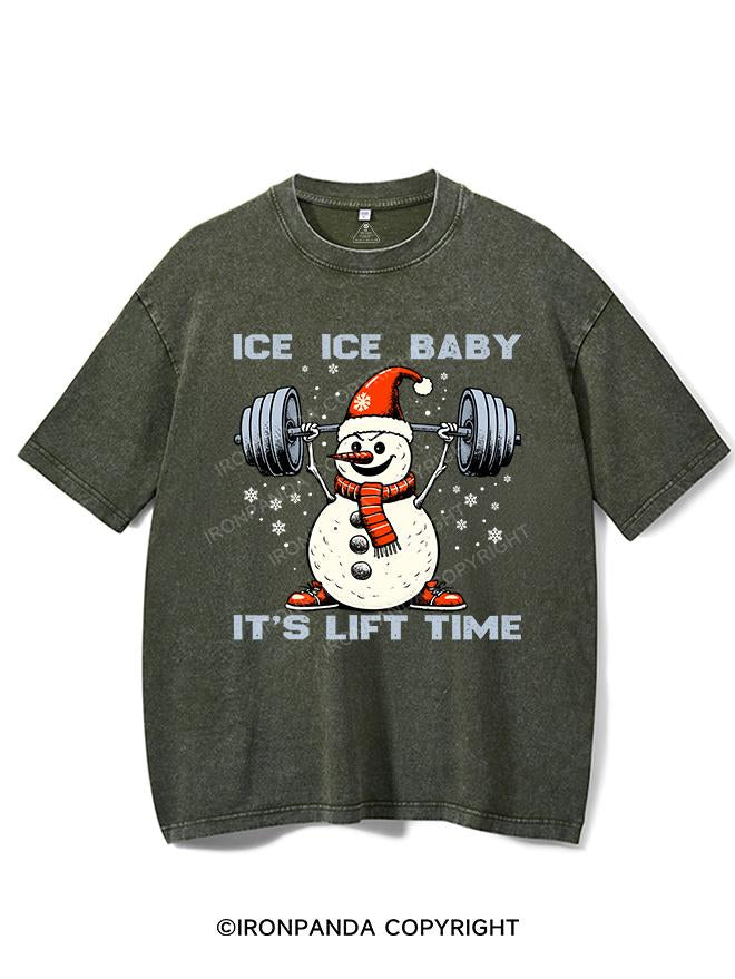 ICE ICE BABY IT'S LIFT TIME VINTAGE GYM SHIRT