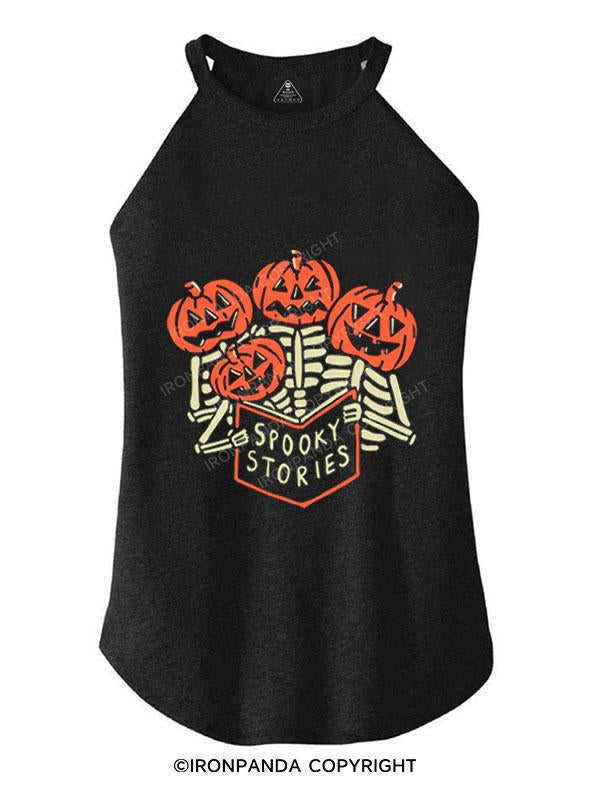 SPOOKY STORIES TRI ROCKER COTTON TANK