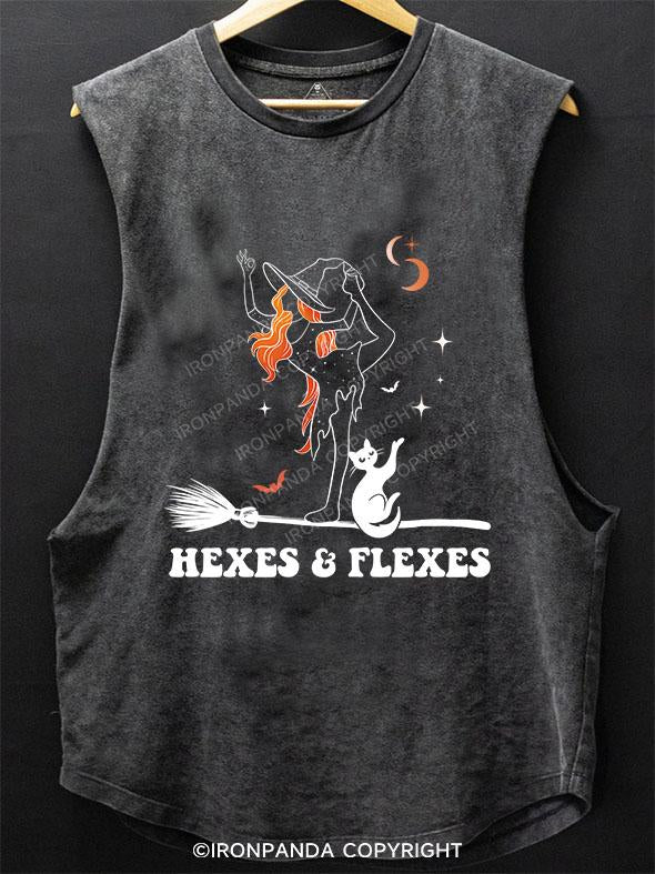 HEXES & FLEXES SCOOP BOTTOM COTTON TANK