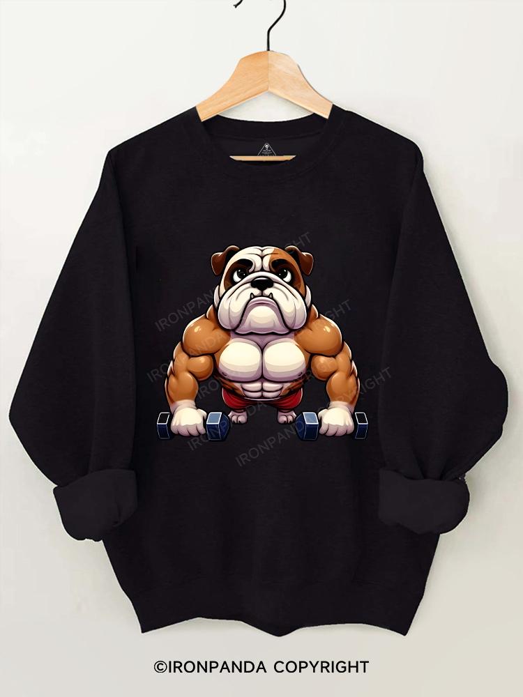 Fit Bulldog Gym Sweatshirt