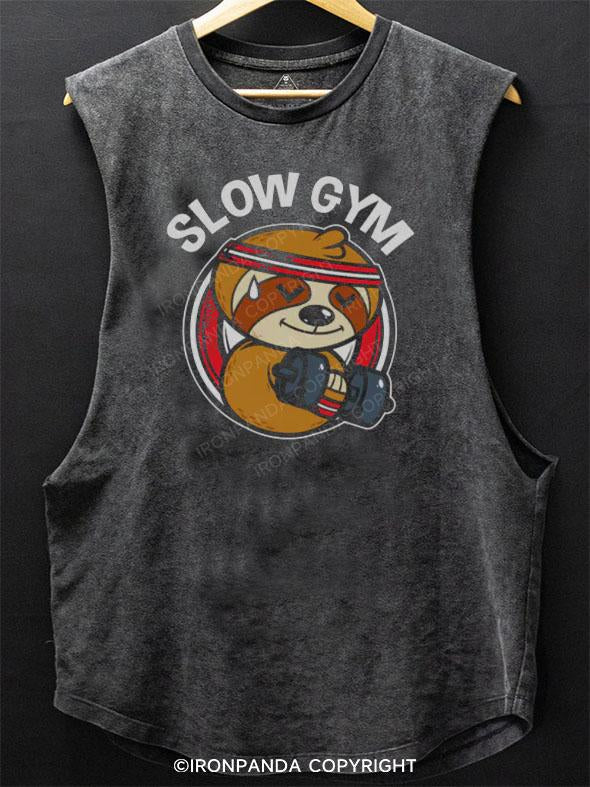 SLOW GYM SCOOP BOTTOM COTTON TANK