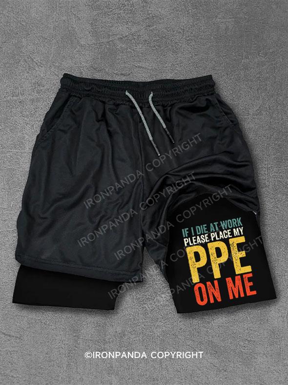 If I Die at Work  Performance Training Shorts