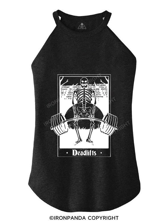 SKELETON TAROT TRI ROCKER COTTON TANK