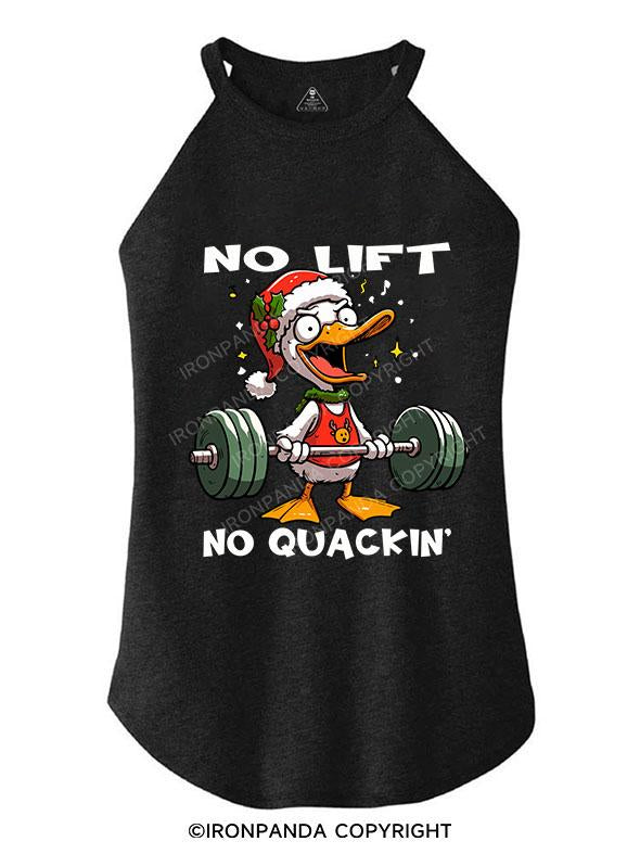 NO LIFT NO QUACKIN' TRI ROCKER COTTON TANK