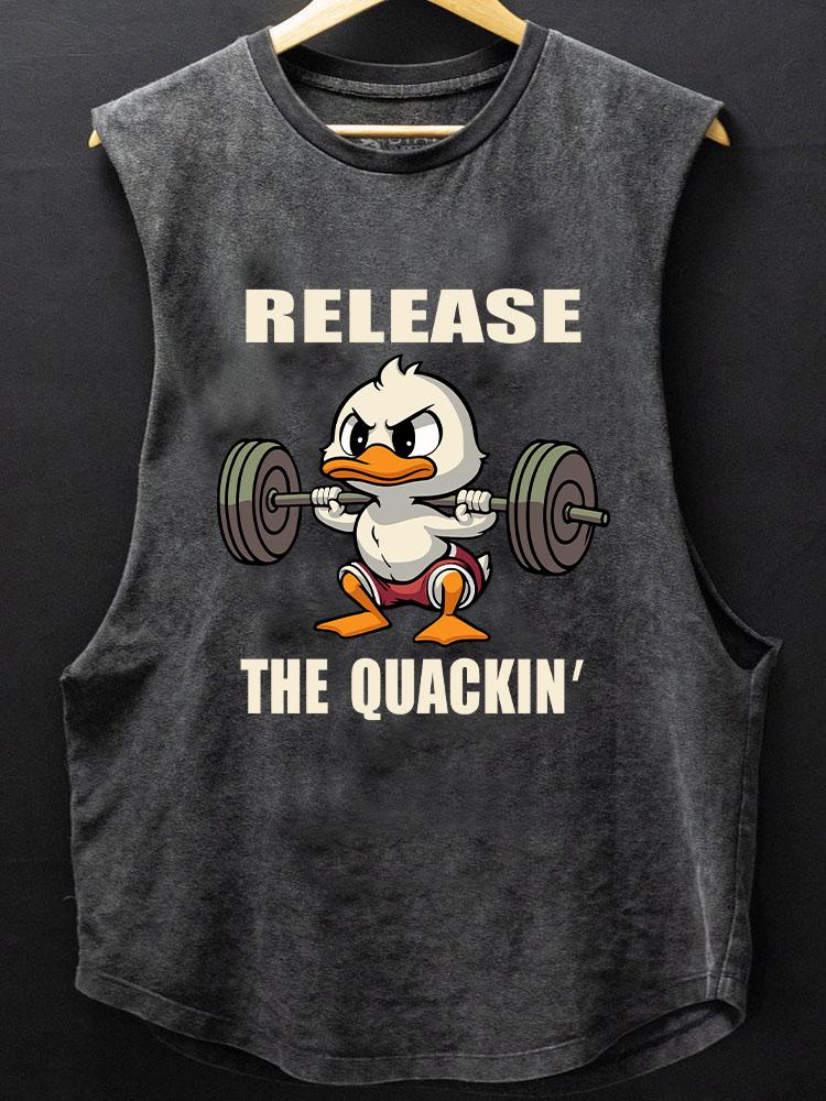 RELEASE THE QUACKIN BOTTOM COTTON TANK