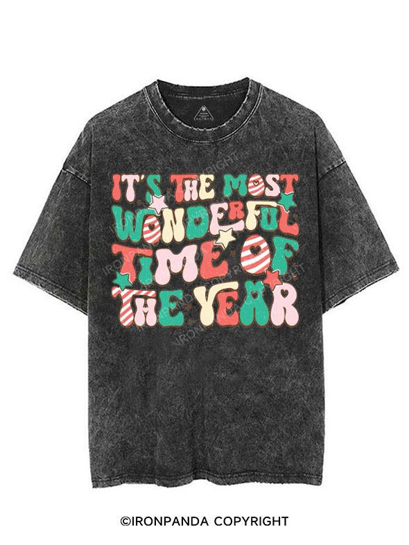 IT'S THE MOST WONDERFUL TIME OF THE YEAR VINTAGE GYM SHIRT