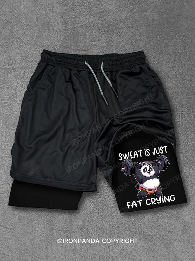 Sweat is Just panda Performance Training Shorts