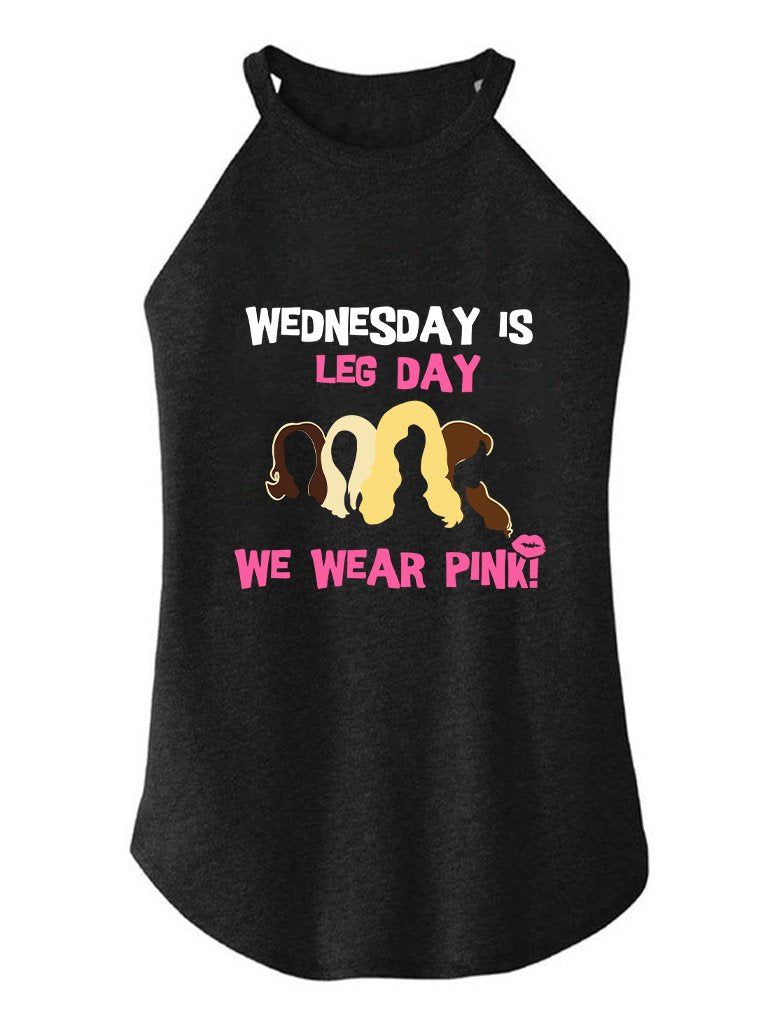 WEDNESDAY IS LEG DAY ROCKER COTTON TANK