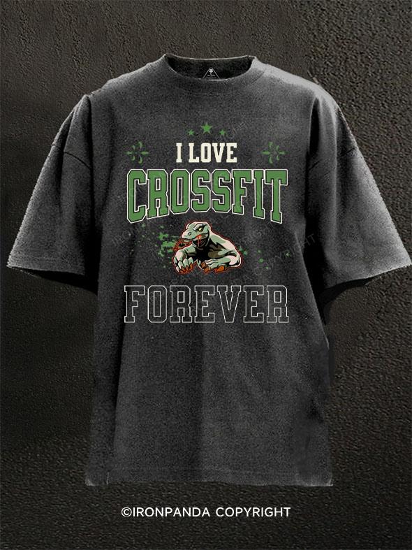 I Love Crossfit Washed Gym Shirt