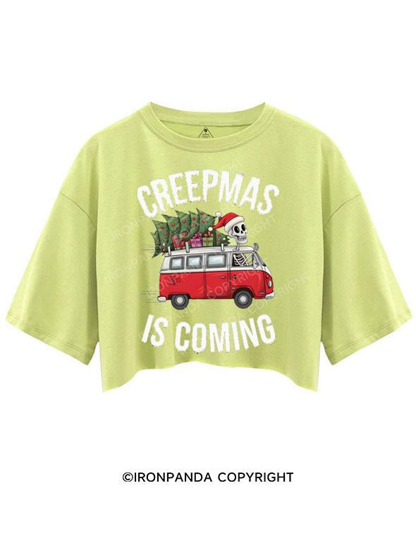 CREEPMAS IS COMING CROP TOPS