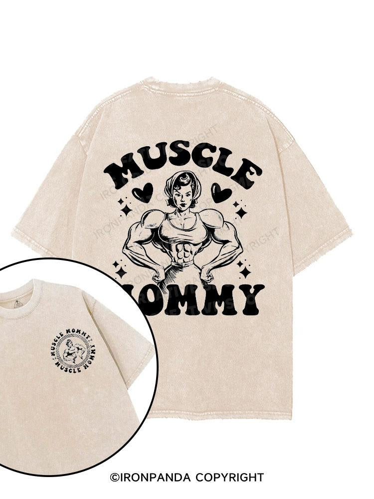 Muscle Mommy printed Gym Shirt