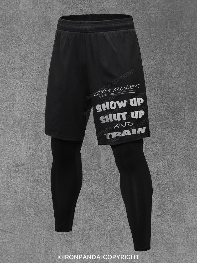 Gym Rules Washed Performance Training Pants