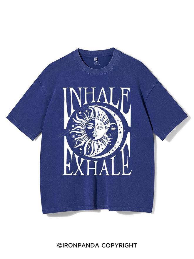 INHALE & EXHALE VINTAGE GYM SHIRT