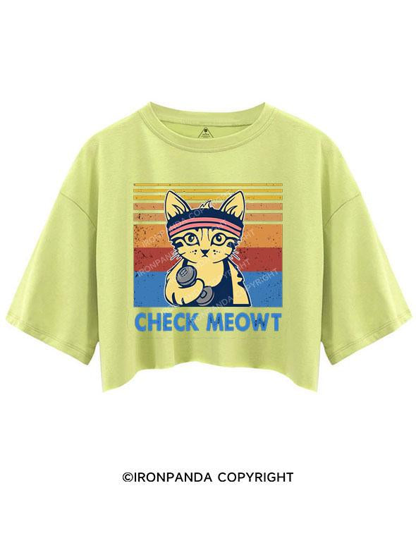 CHECK MEOWT CROP TOPS