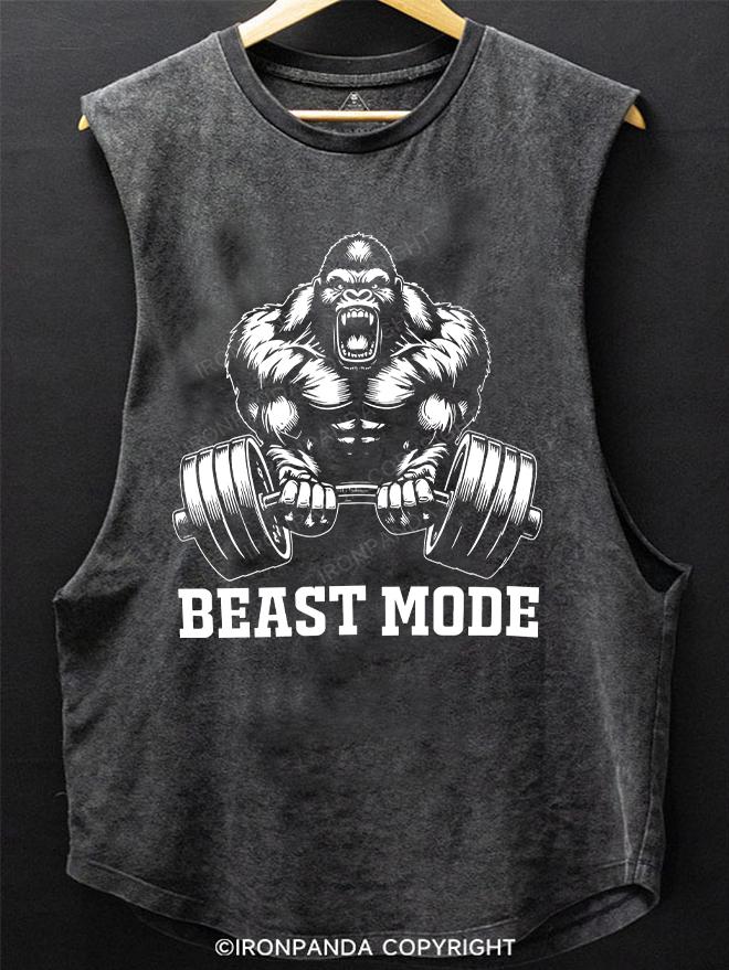 Gorilla Beast Mode SCOOP BOTTOM COTTON TANK