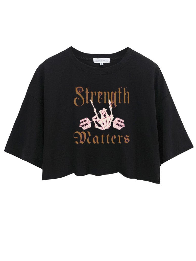 Strength Matters Crop Tops