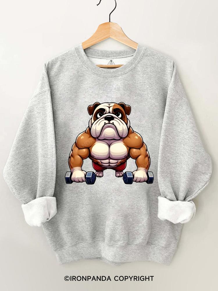 Fit Bulldog Gym Sweatshirt