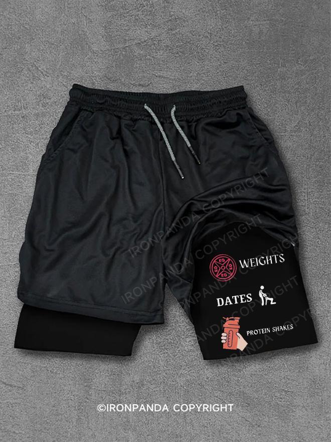 Weight Dates Protein Shakes Performance Training Shorts