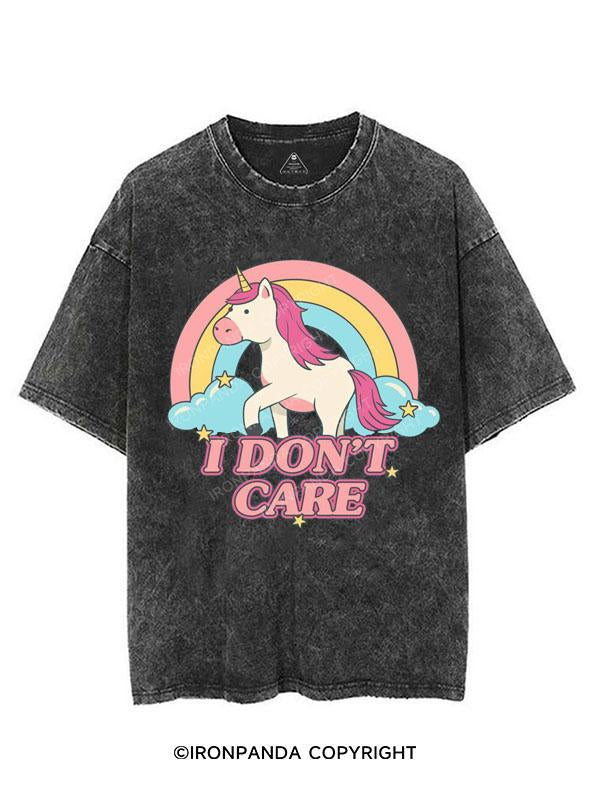 I DON'T CARE VINTAGE GYM SHIRT