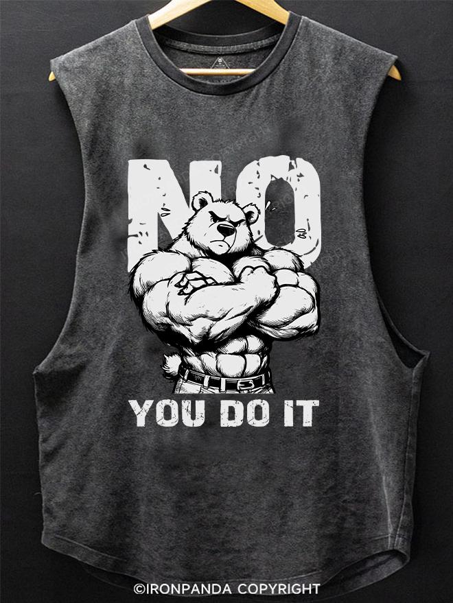 no you do it SCOOP BOTTOM COTTON TANK