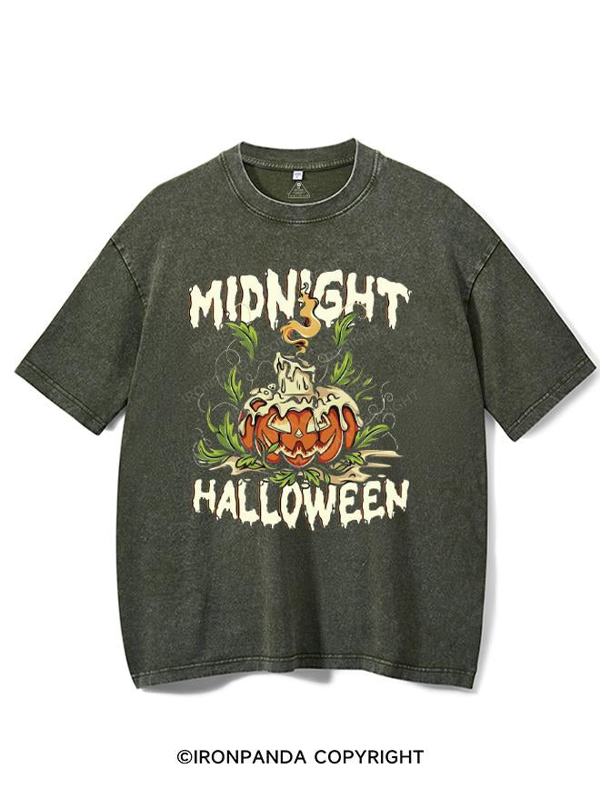 MIDNIGHT HALLOWEEN VINTAGE GYM SHIRT