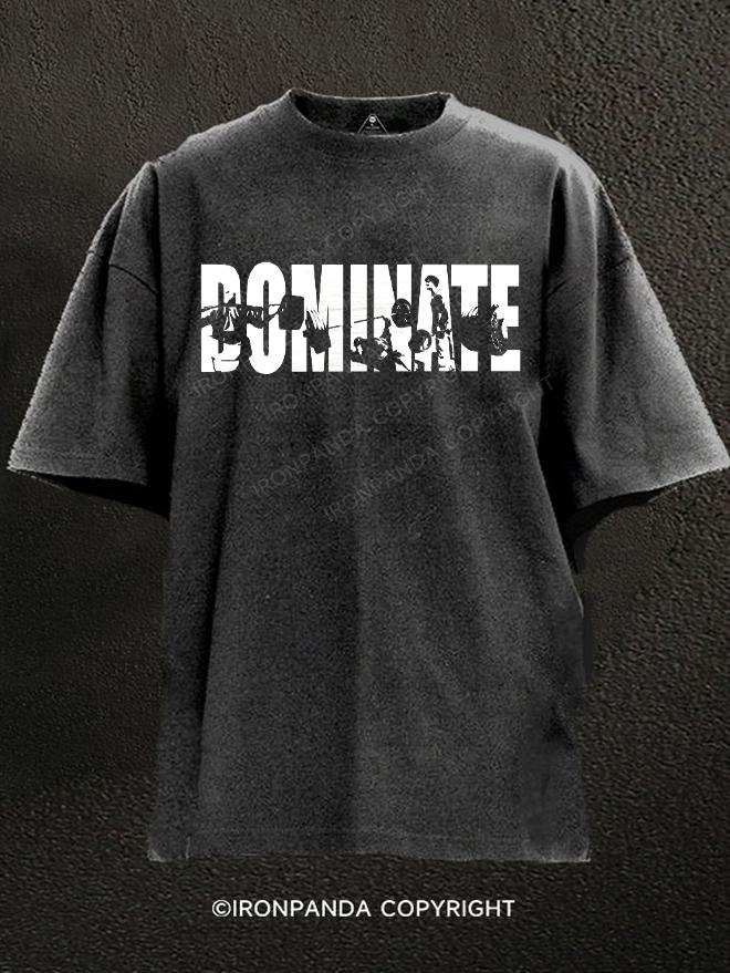 Dominate Powerlifting Washed Gym Shirt