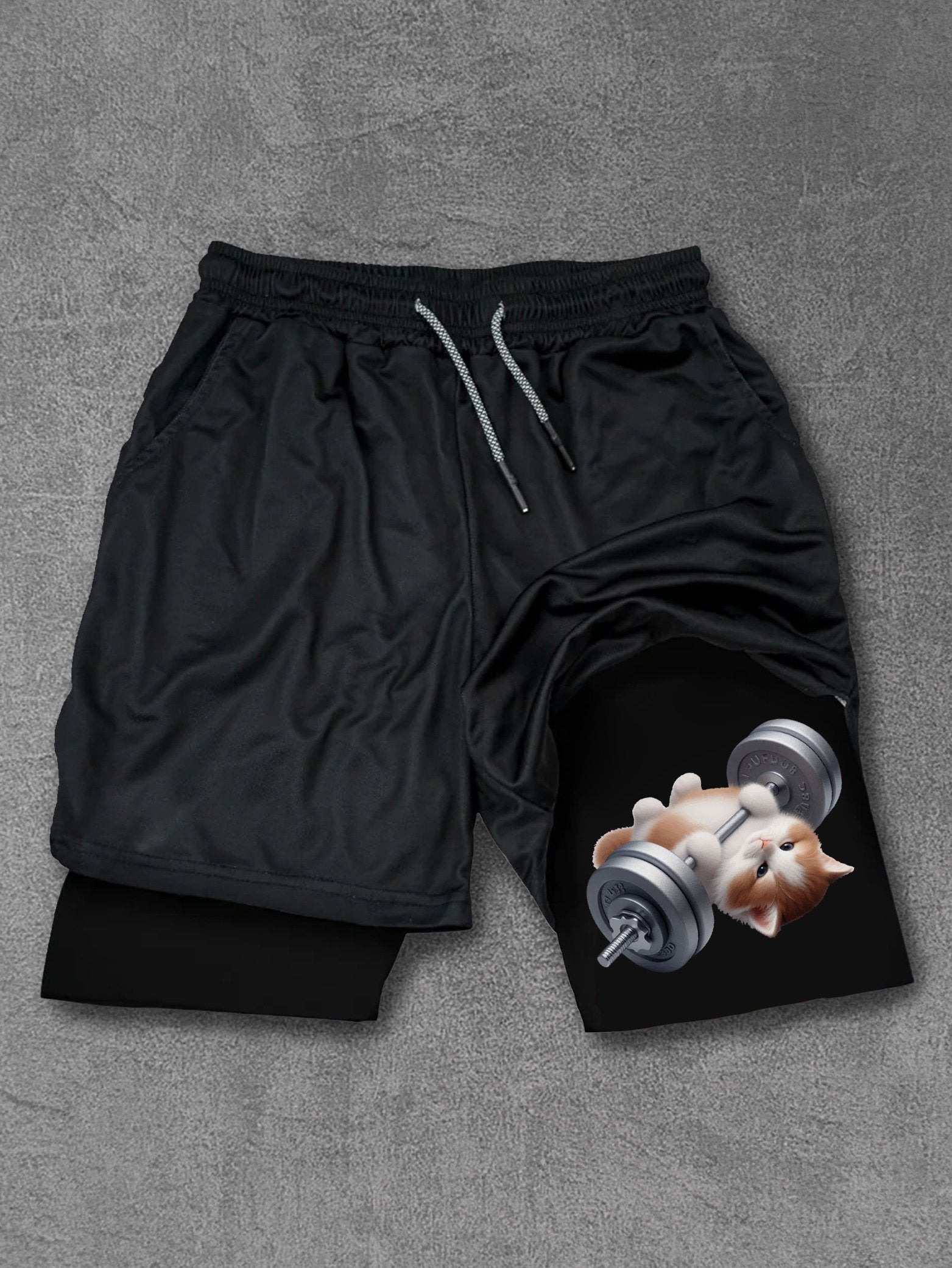 Cat Under The Bar Performance Training Shorts