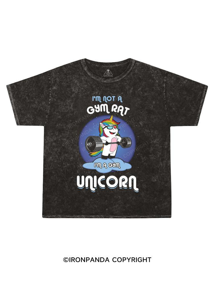 I'M A GYM UNICORN Kids Washed T-Shirt