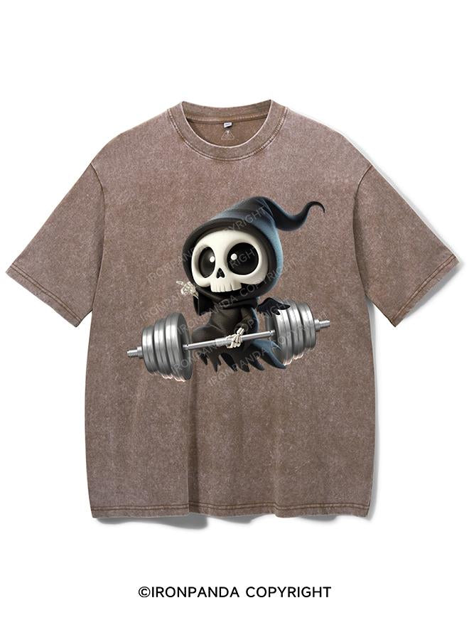 DEADLIFT WITH DEATH VINTAGE GYM SHIRT