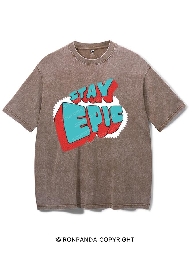 STAY EPIC VINTAGE GYM SHIRT