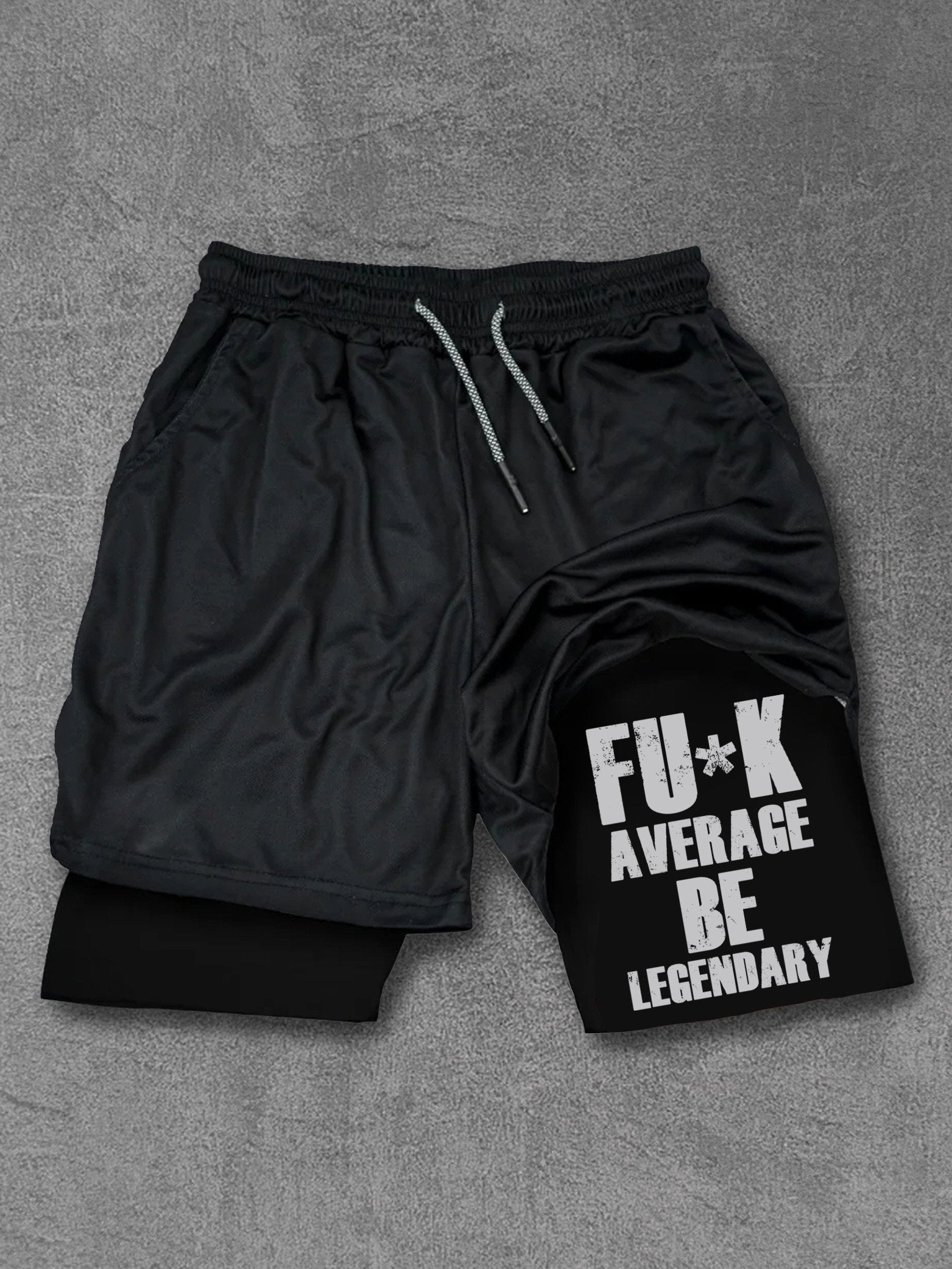 fuk average be legendary Performance Training Shorts