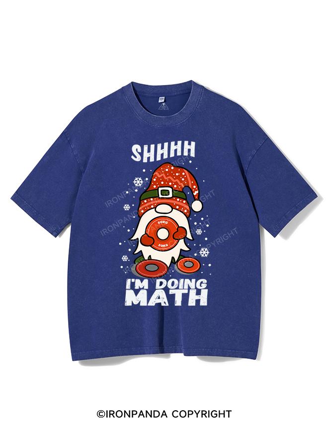 SHHHH I'M DOING MATH GOBLIN VINTAGE GYM SHIRT