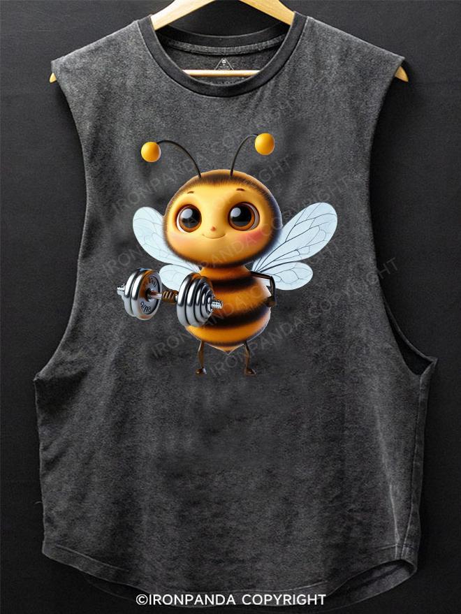 Barbell bee SCOOP BOTTOM COTTON TANK