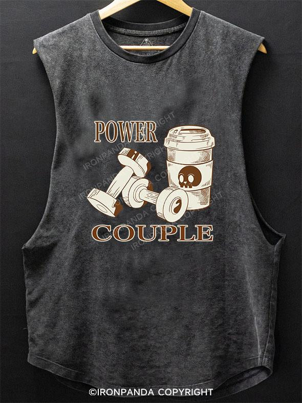 POWER COUPLE SCOOP BOTTOM COTTON TANK