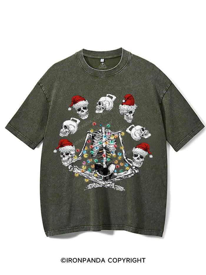 MEDITATION CHRISTMAS VINTAGE GYM SHIRT