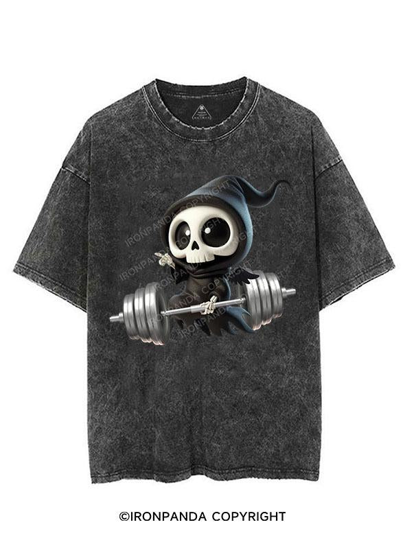 DEADLIFT WITH DEATH VINTAGE GYM SHIRT