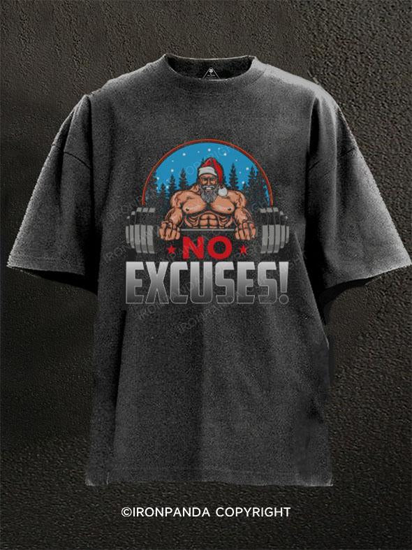 NO EXCUSES Washed Gym Shirt