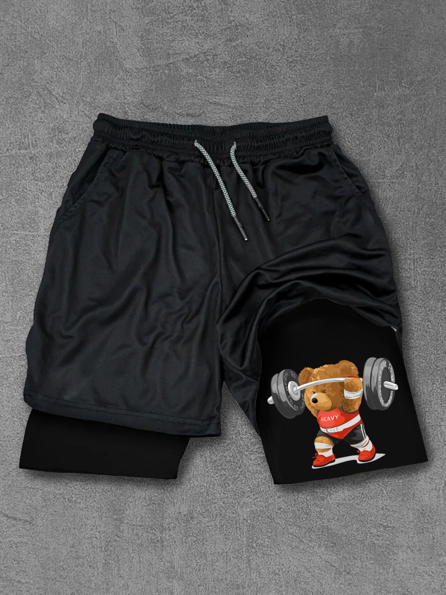 bear weightlifting Performance Training Shorts