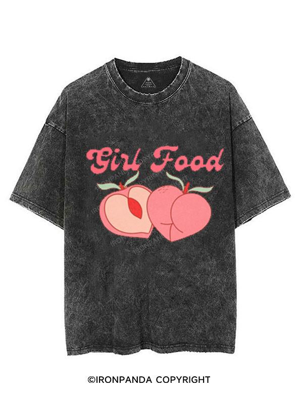 GIRL FOOD  VINTAGE GYM SHIRT