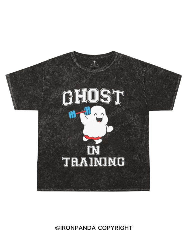 Ghost In Training Kids Washed T-Shirt