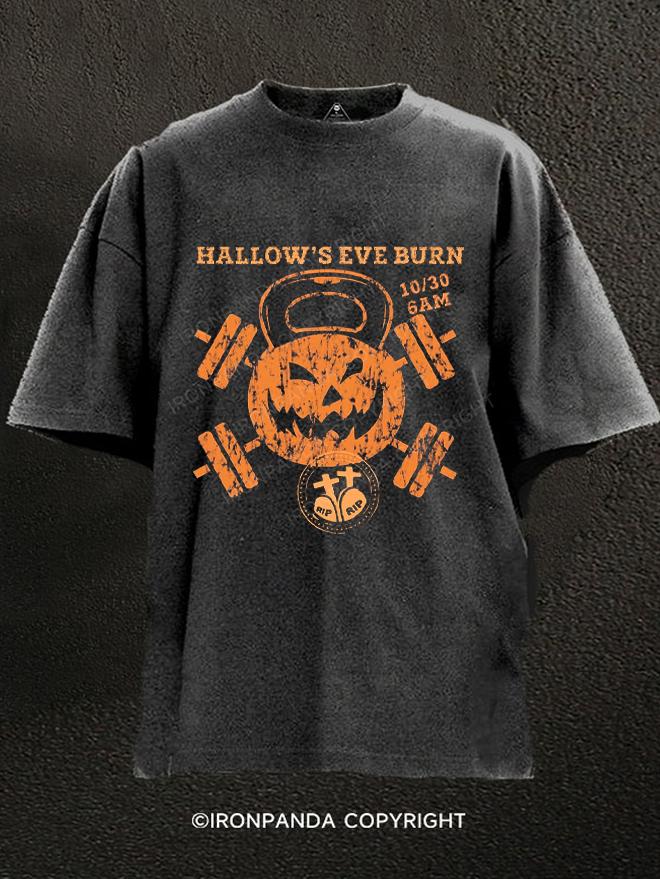 hallow's eve burn Washed Gym Shirt