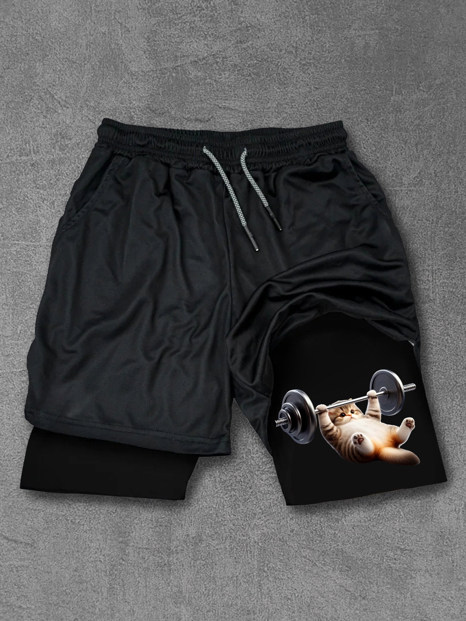 bench press cat Performance Training Shorts