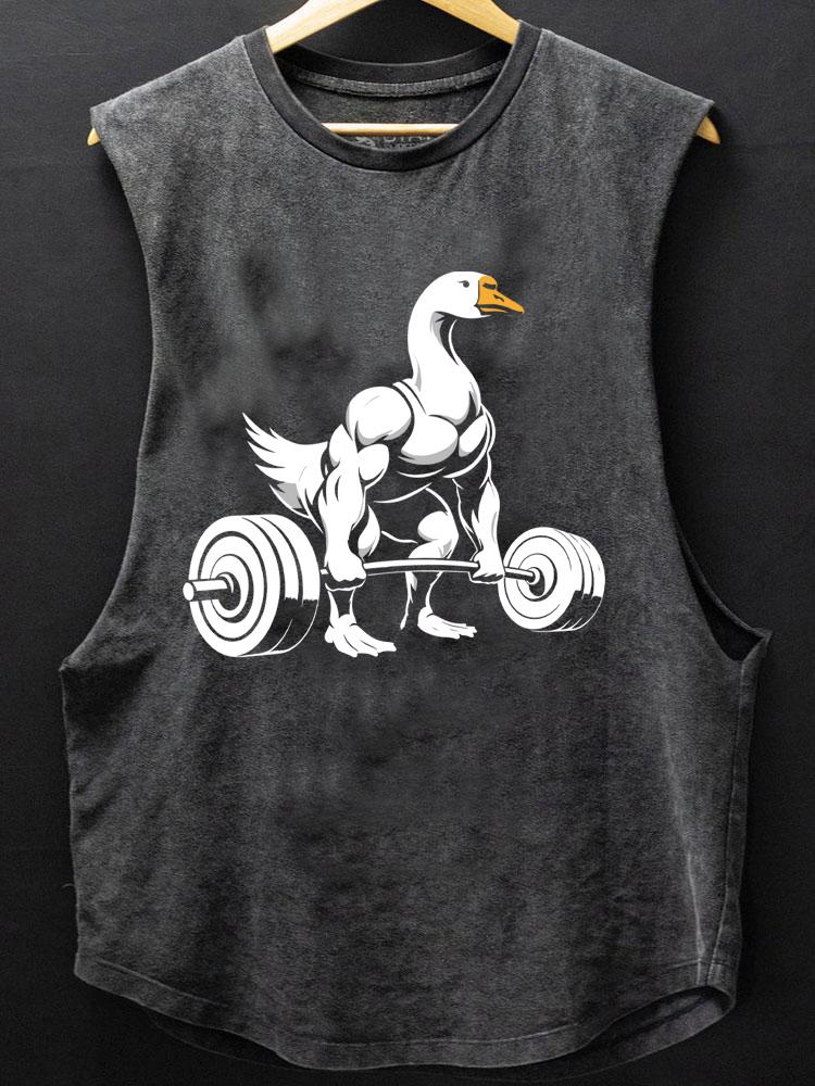 weightlifting goose SCOOP BOTTOM COTTON TANK