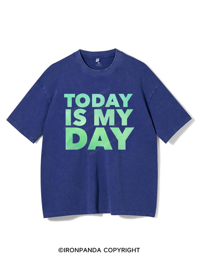 TODAY IS MY DAY VINTAGE GYM SHIRT