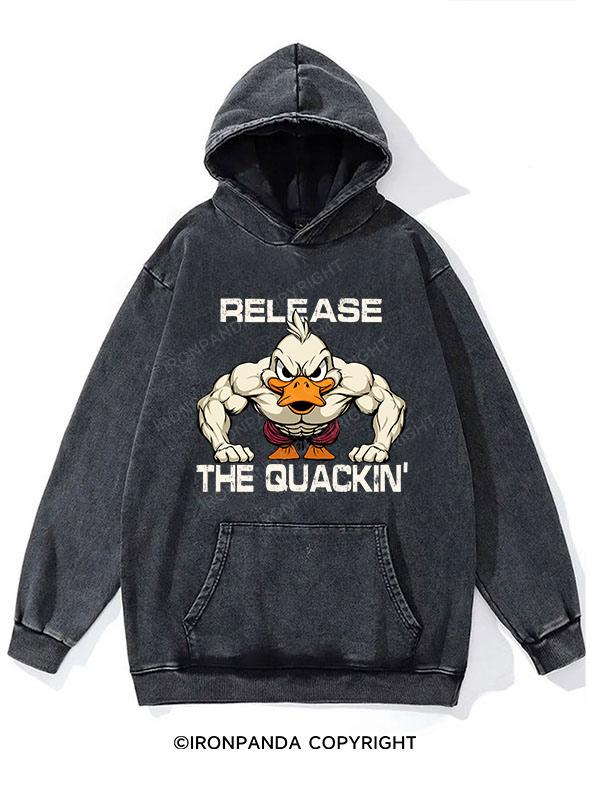 Release The Quackin' Washed Gym Hoodie