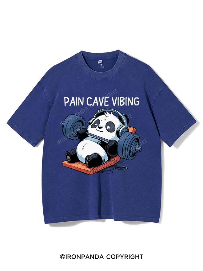 PAIN CAVE VIBING VINTAGE GYM SHIRT