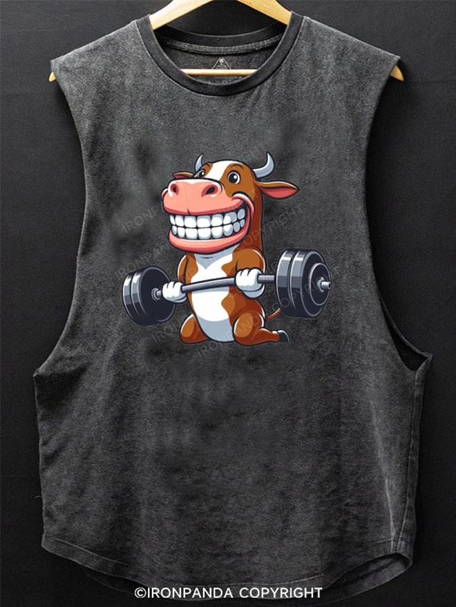 weightlifting Bull SCOOP BOTTOM COTTON TANK