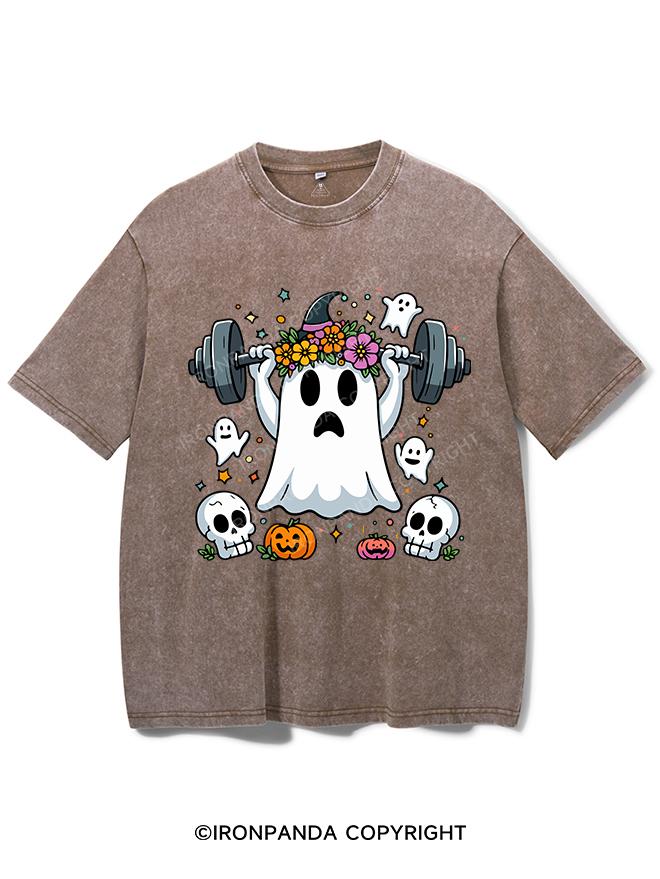 GHOST GETTING RIPPED VINTAGE GYM SHIRT