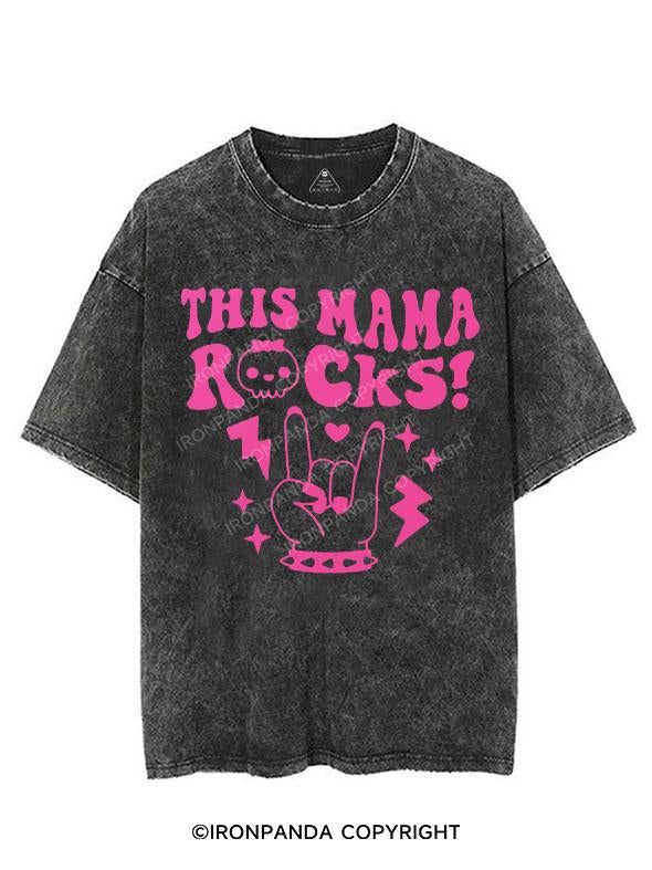 THIS MAMA ROCKS VINTAGE GYM SHIRT