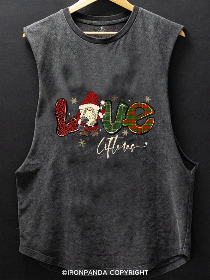 LOVE LIFTMAS SCOOP BOTTOM COTTON TANK